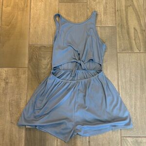 Romper with tie front